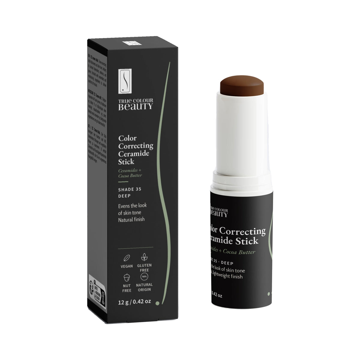 Color Correcting Ceramide Stick, 35 Deep by True Colour Beauty