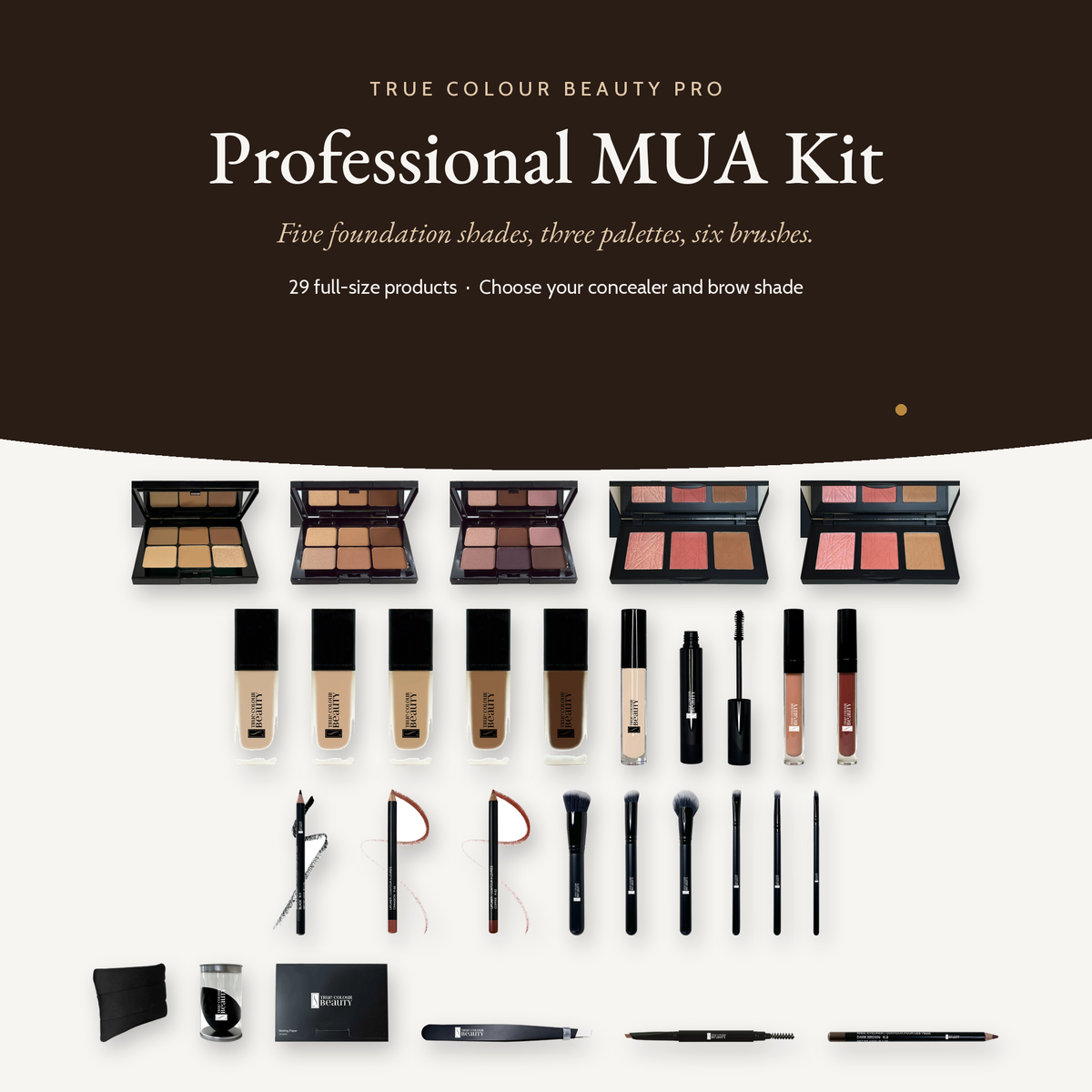 Professional MUA Kit, kit overview