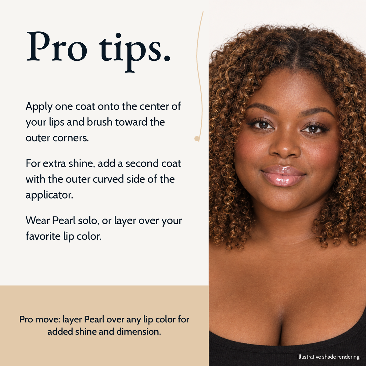 Pro tips for using True Shine Lip Gloss, Pearl LG23