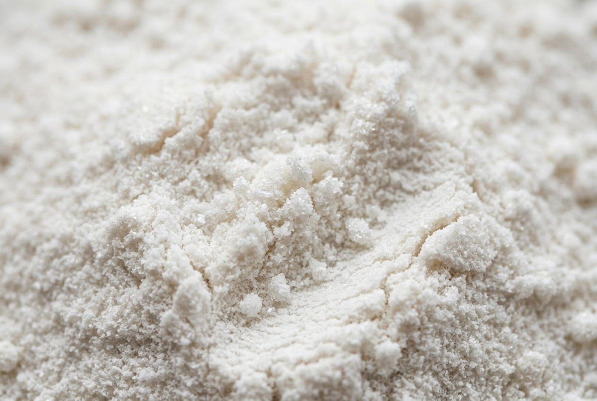 Fine white crystalline powder illustrating zinc PCA