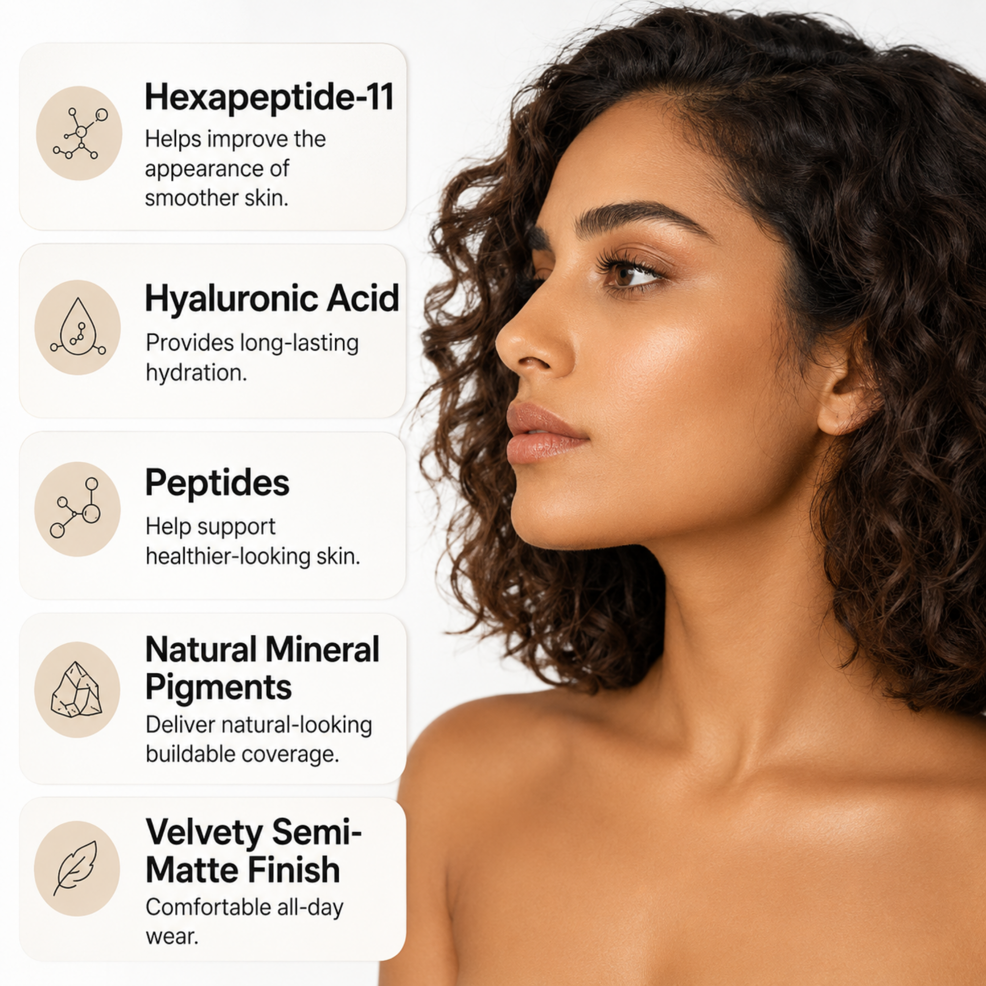Peptide Foundation 30 Tan Neutral - True Colour Beauty