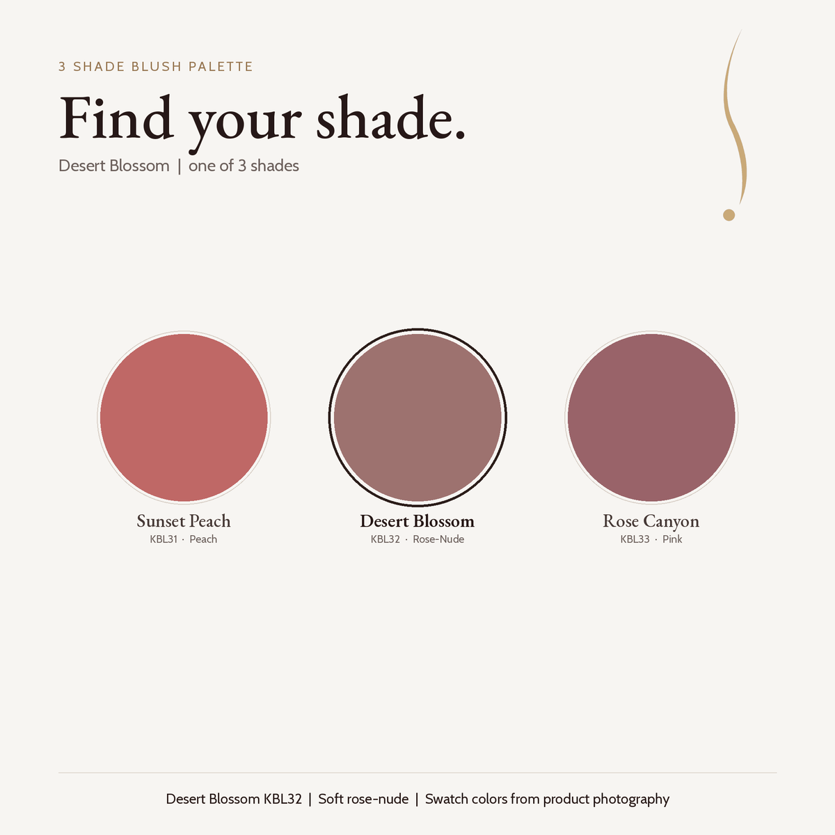 3 Shade Blush Palette - Desert Blossom