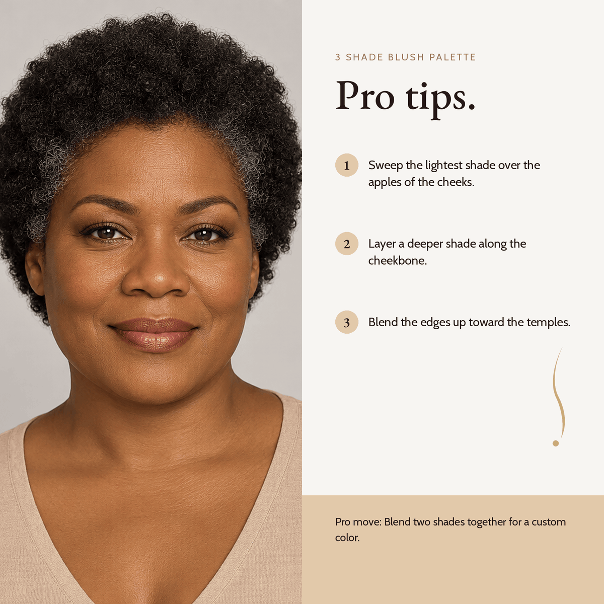 How to apply 3 Shade Blush Palette, pro tips
