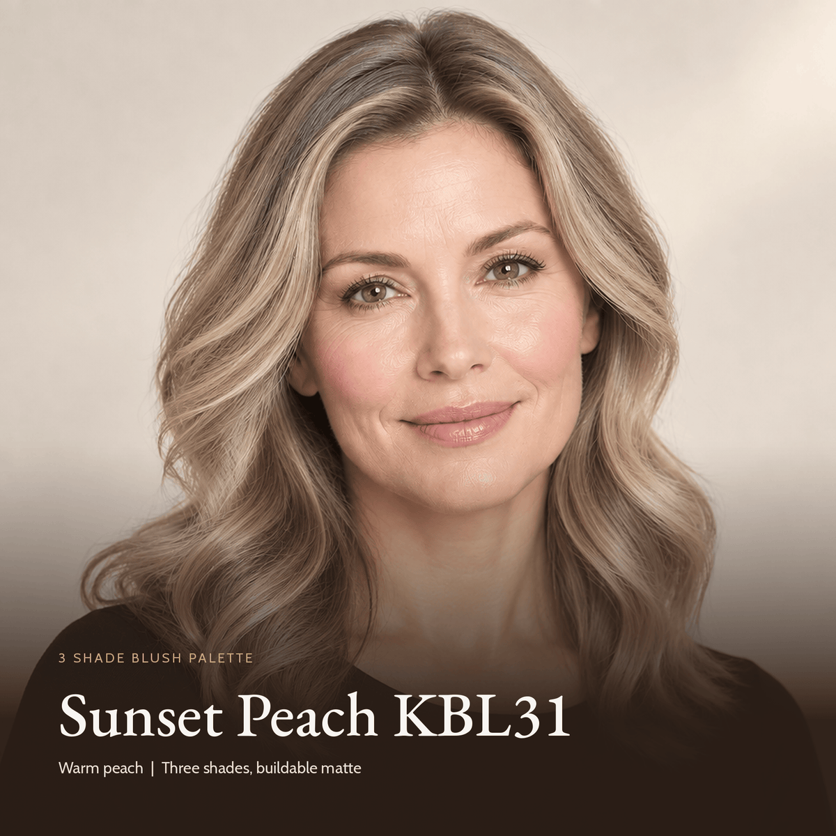 3 Shade Blush Palette - Sunset Peach