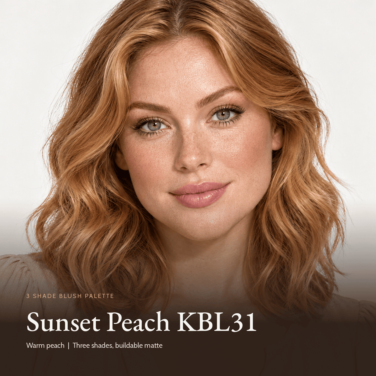 3 Shade Blush Palette - Sunset Peach