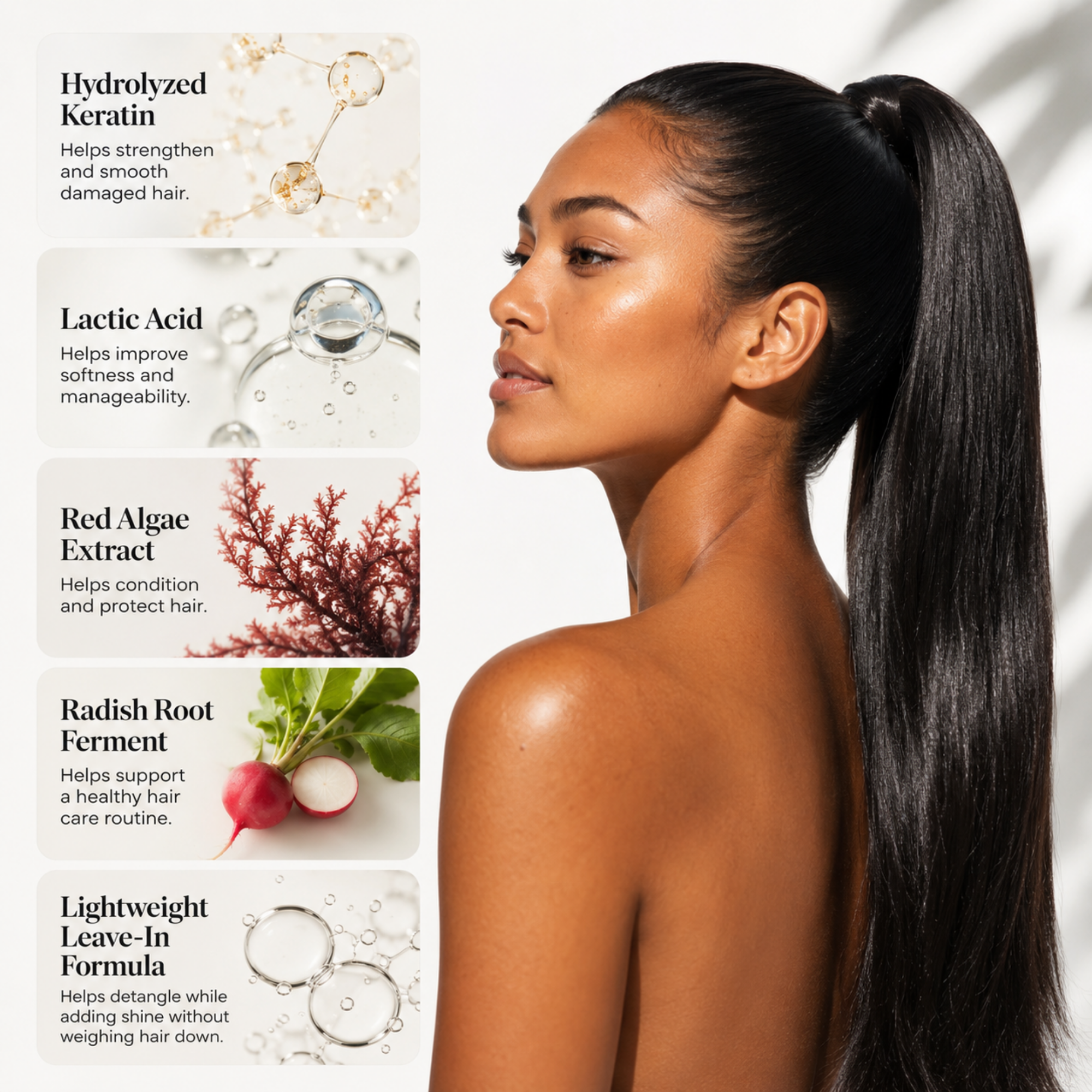 Keratin Shine Leave-In Hair Mist | Strengthens 
