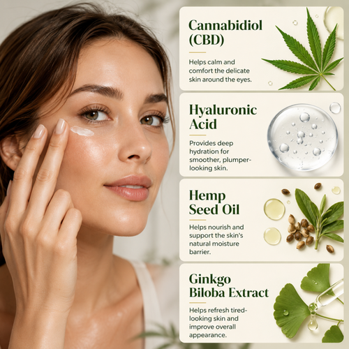 Calming CBD Eye Cream for Puffiness and Dark Circles
