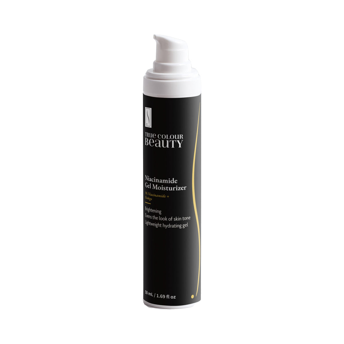 Niacinamide Gel Moisturizer bottle, front label