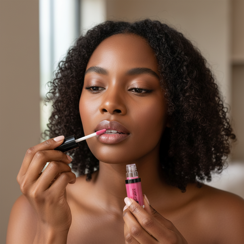 Sheer Hot Pink hydrating lip oil bright pink gloss