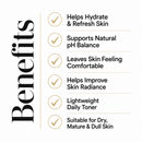 pH Balance Hydrating Toner with Rose Water - True Colour Beauty