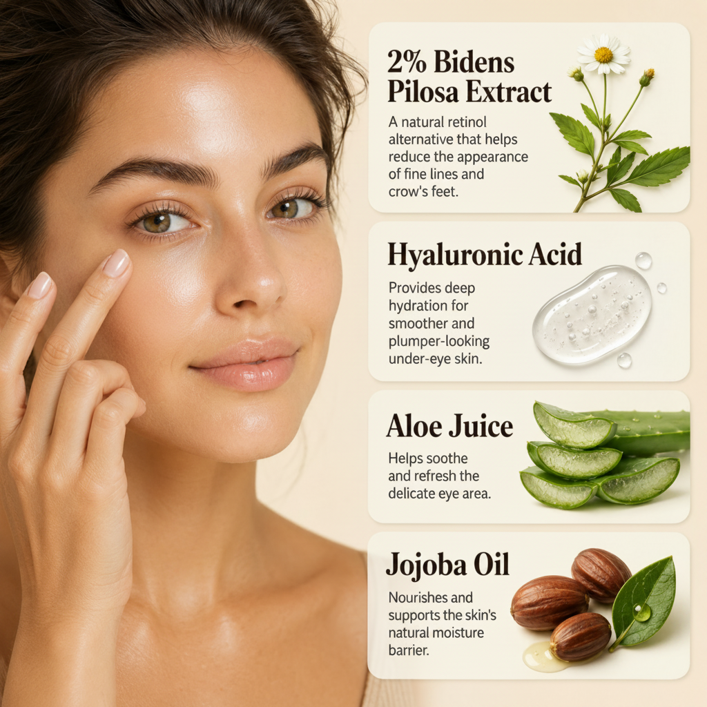 Retinol Alternative Eye Serum for Fine Lines - True Colour Beauty