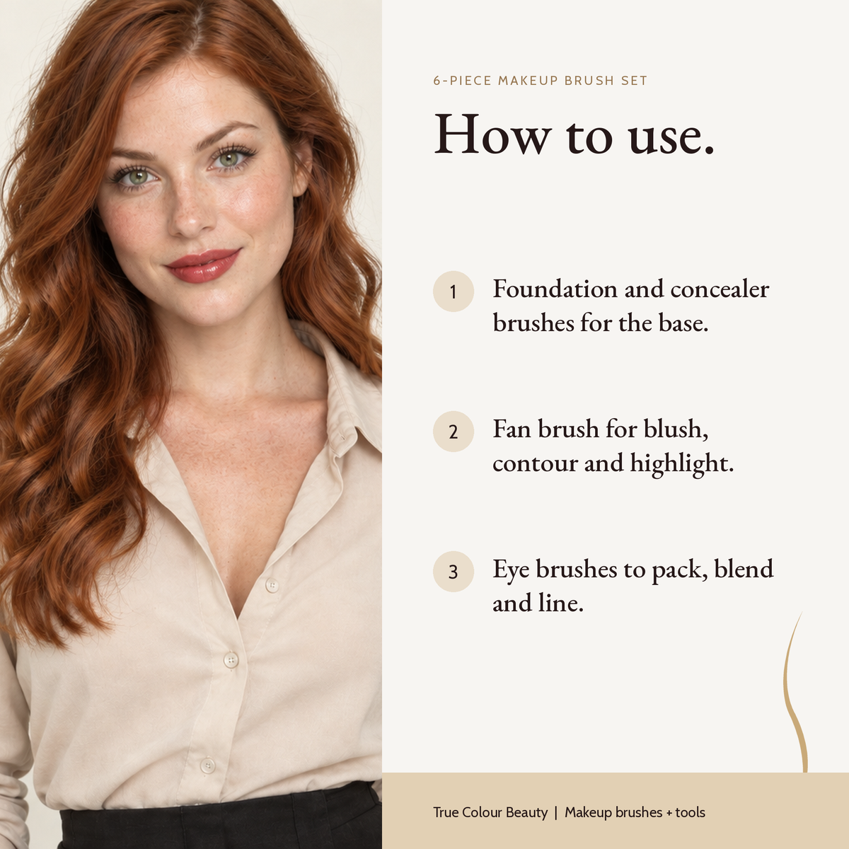 How to use 6-Piece Makeup Brush Set