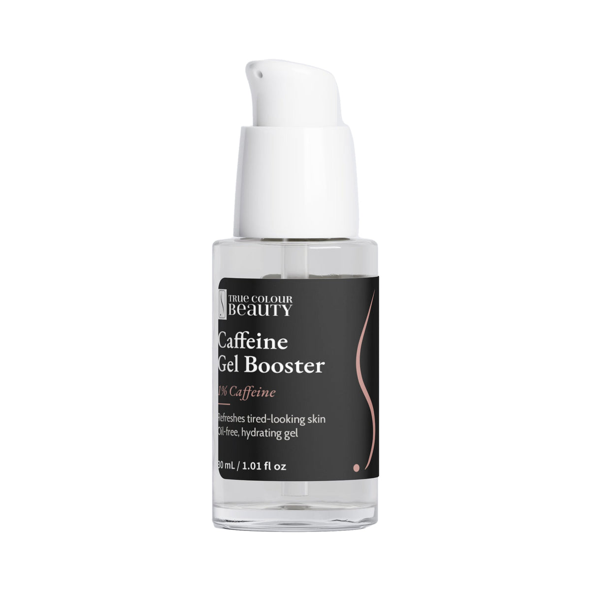 Caffeine Gel Booster bottle, front label