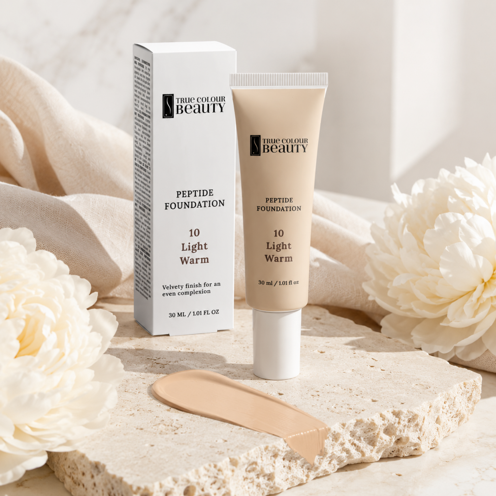 Peptide Foundation 10 Light Warm - True Colour Beauty