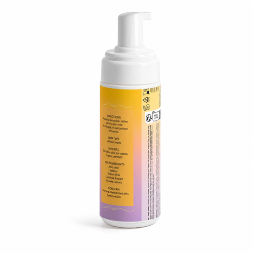Organic Baby Foaming Wash | Gentle Soap-Free Cleanser