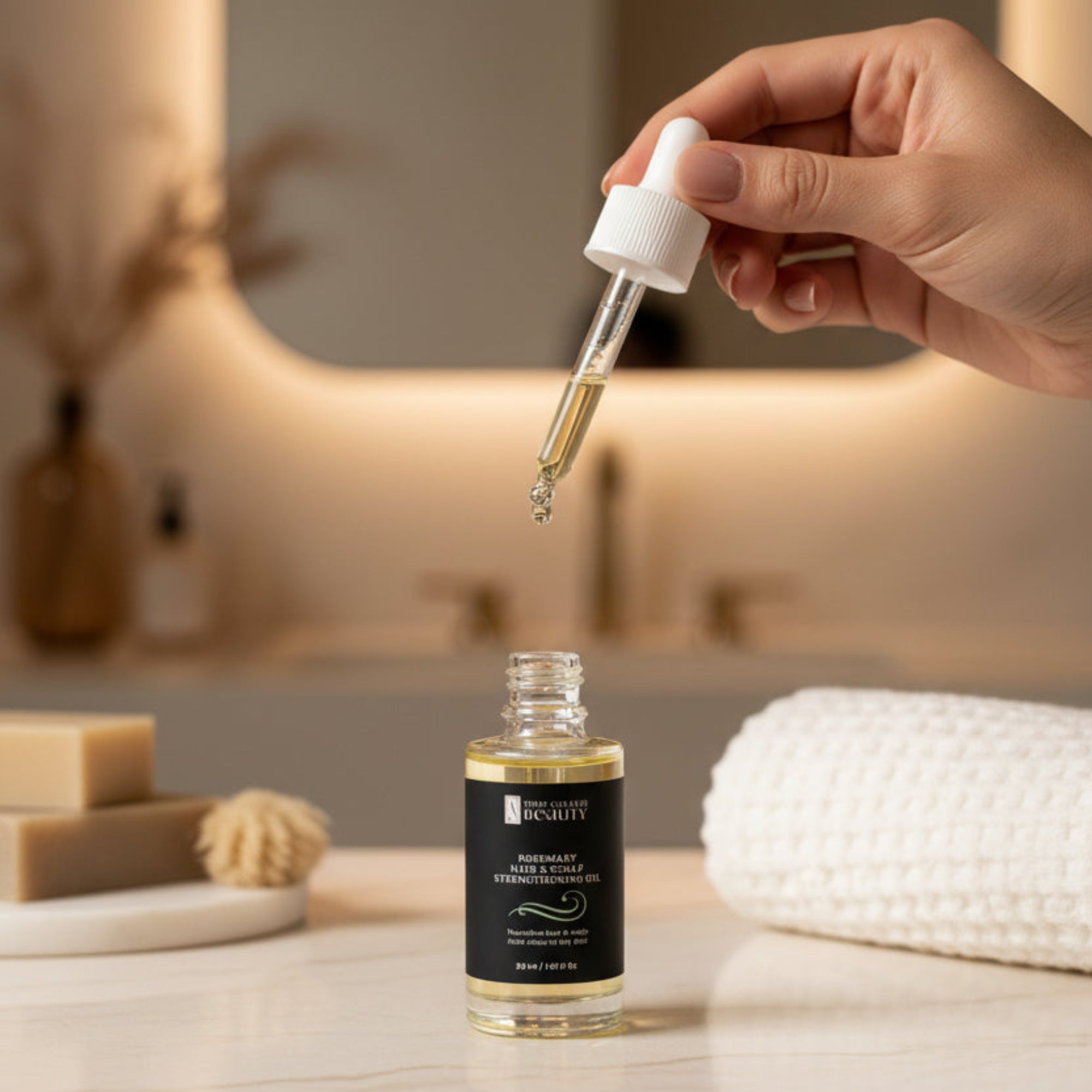 Rosemary Hair & Scalp Strengthening Oil | True Colour Beauty