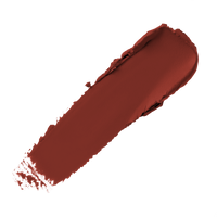 Swatch of red lipstick on a white background