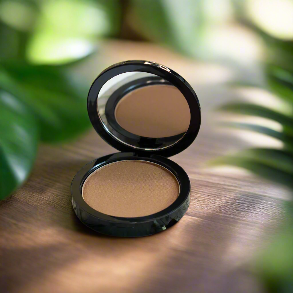 Powder Bronzer with Mirror Compact - Caramel
