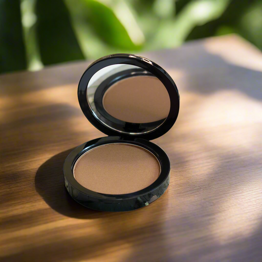 Powder Bronzer with Mirror Compact - Mocha