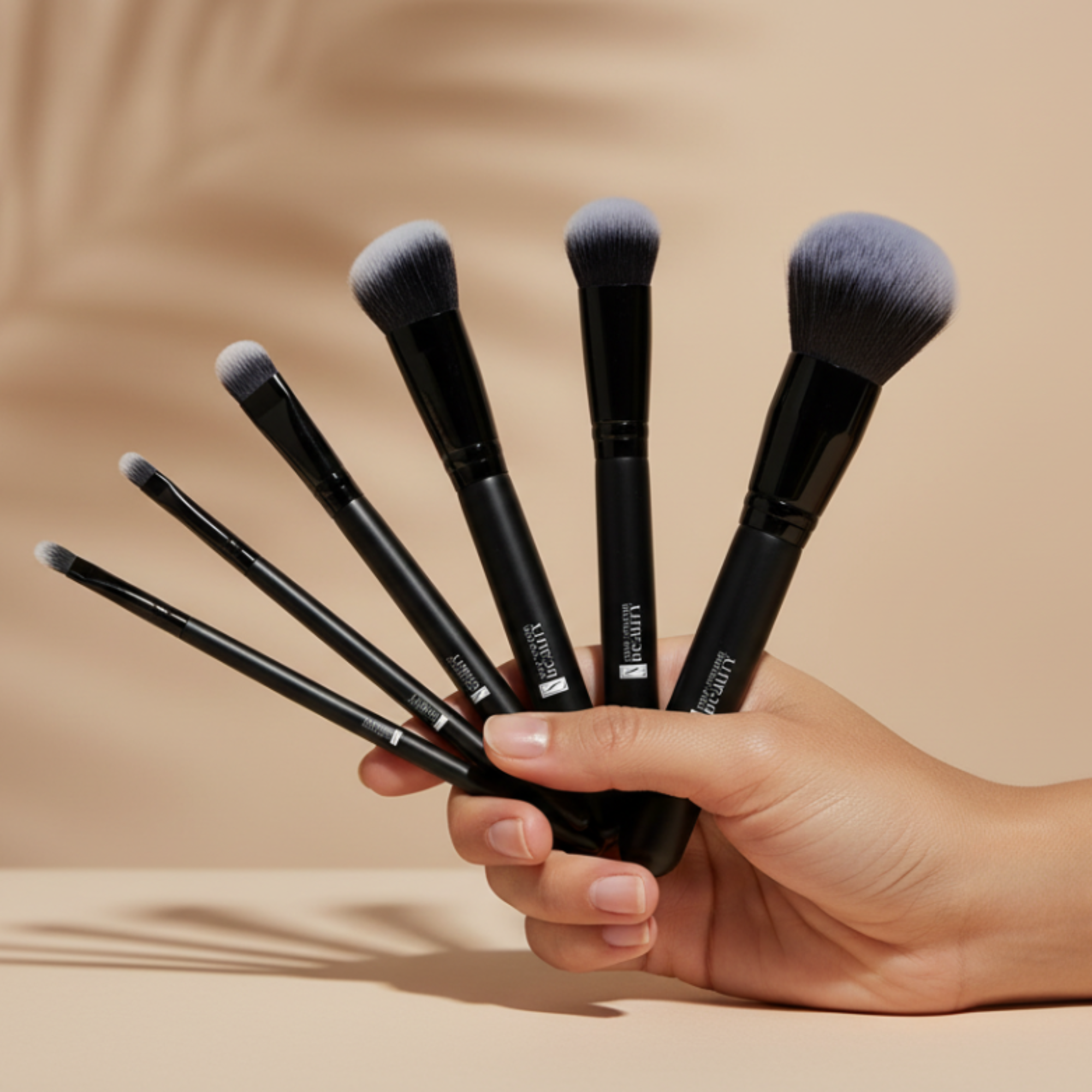 6-piece Eco-Friendly Makeup Brush Set