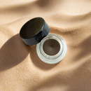 True Color Rich Pro Gel Eyeliner - Brown in a sleek black jar with a lid, highlighting its precision tip for sharp, smudge-proof lines.