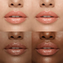Close-up of lips with different skin tones
