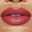 Matte Liquid Lip Stain Deep Burgundy | Long-Wearing - True Colour Beauty