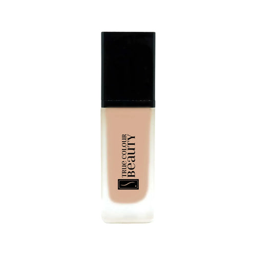 Earthbound Liquid Foundation - Soft Terra, a sleek bottle, offers buildable, radiant coverage. Vegan, paraben-free, and eco-friendly, ideal for a glowing complexion.