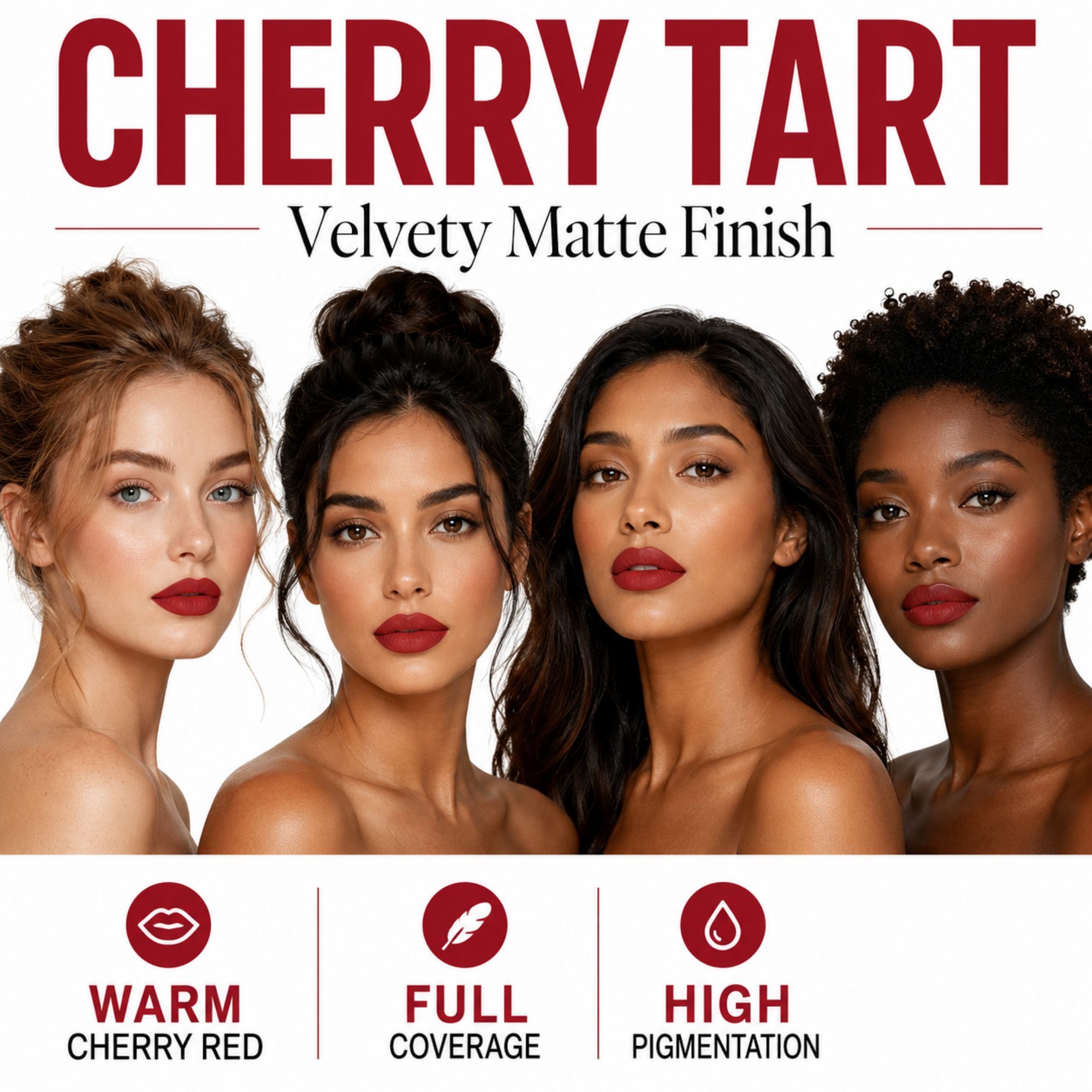Matte Lipstick - Cherry Tart