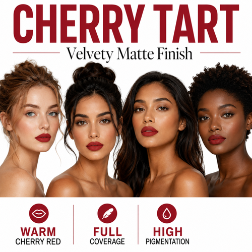 Matte Lipstick - Cherry Tart
