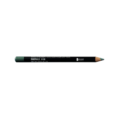 Pro Colour Khol Eyeliner - Rich Emerald, a close-up of the pencil, showcasing its creamy texture for easy application and bold, long-lasting pigmentation.