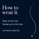 'How to wear it.' 'Start at the root.
