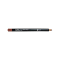 Lip Liner - Spiced Cinnamon, a close-up of the pencil tip in black tube, highlighting its rich, creamy texture and smudge-proof finish for defined lips.
