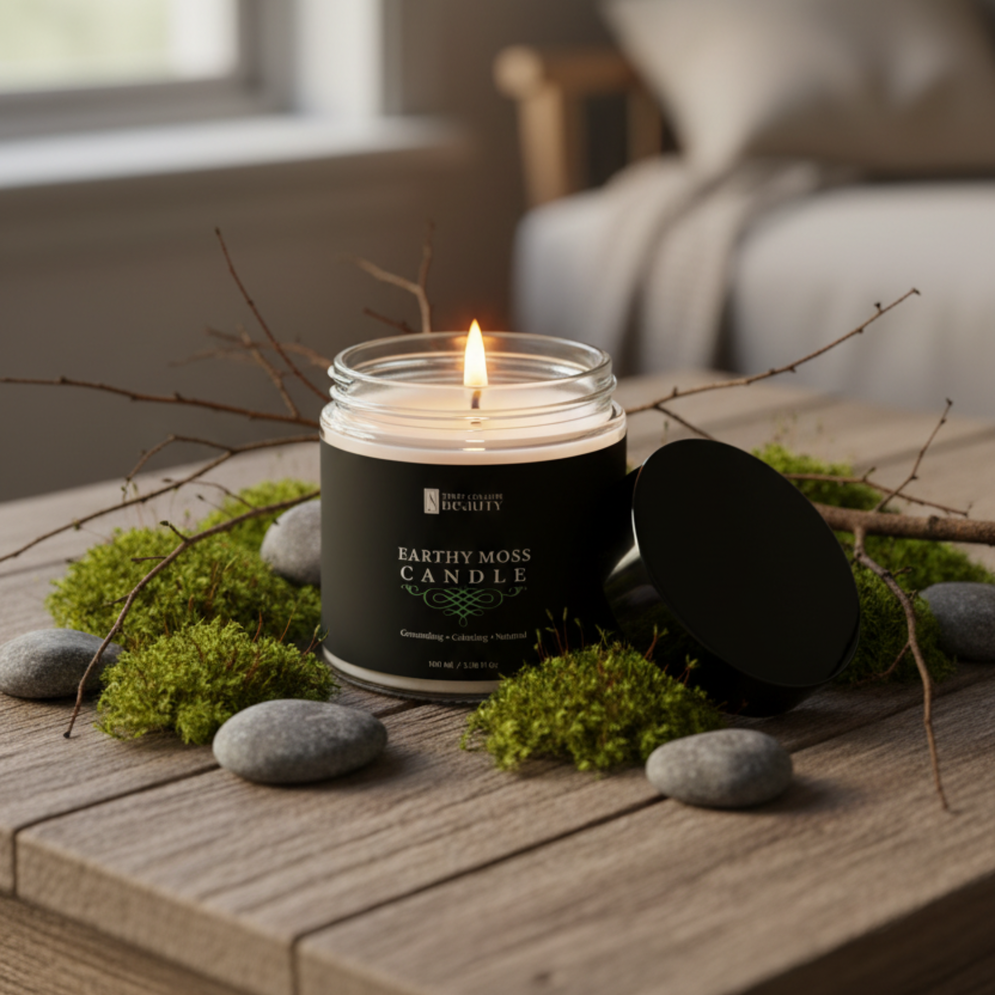Earthy Moss Candle