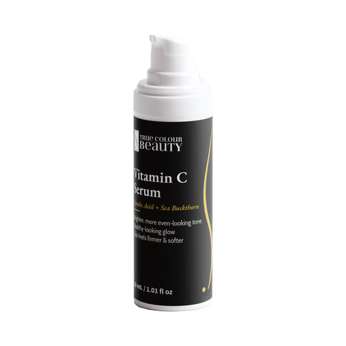 Vitamin C Serum bottle, front label