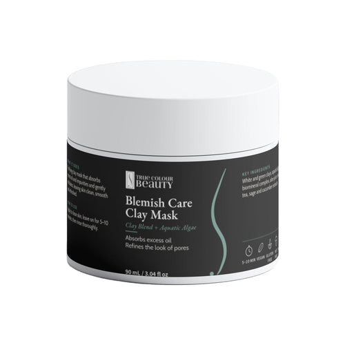 Blemish Care Clay Mask jar, front label