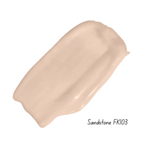Beige color swatch labeled 'Sandstone FK103' on a white background
