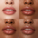 Close-up of lips with different skin tones