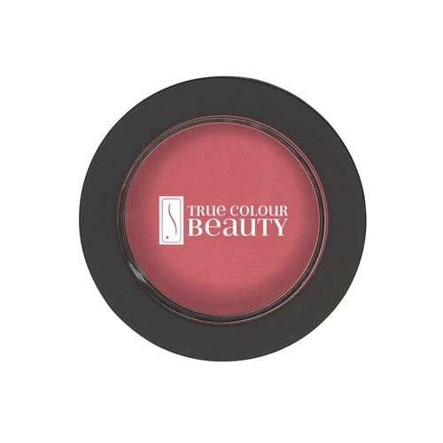 Single Pan Blush - Lotus Petal: A close-up of a talc-free, silky pressed powder blush, ideal for a natural, matte finish, cruelty-free and hypoallergenic.