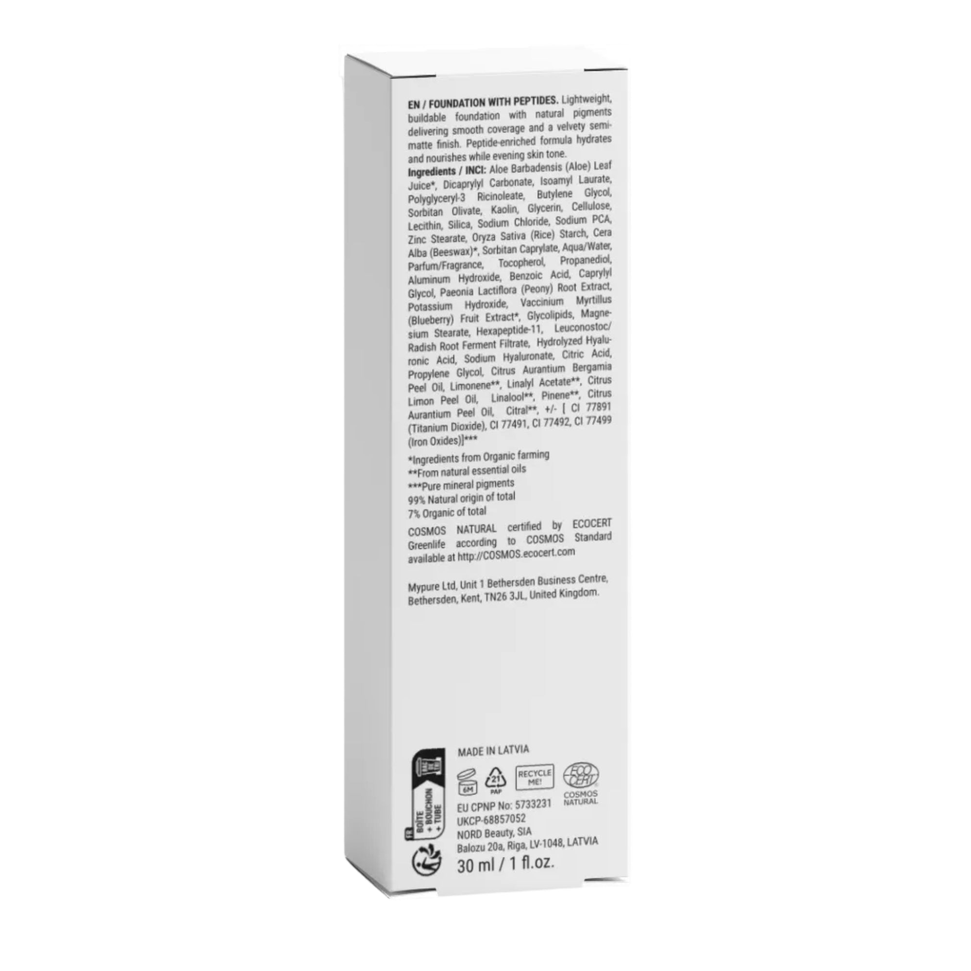 Peptide Foundation 50 Deep Cool - True Colour Beauty