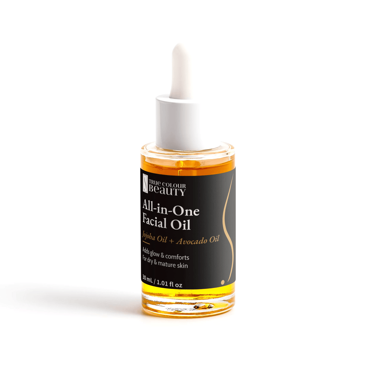 All-In-One Facial Oil, pack and label