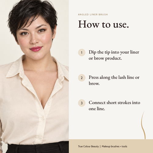 How to use Angled Liner Brush