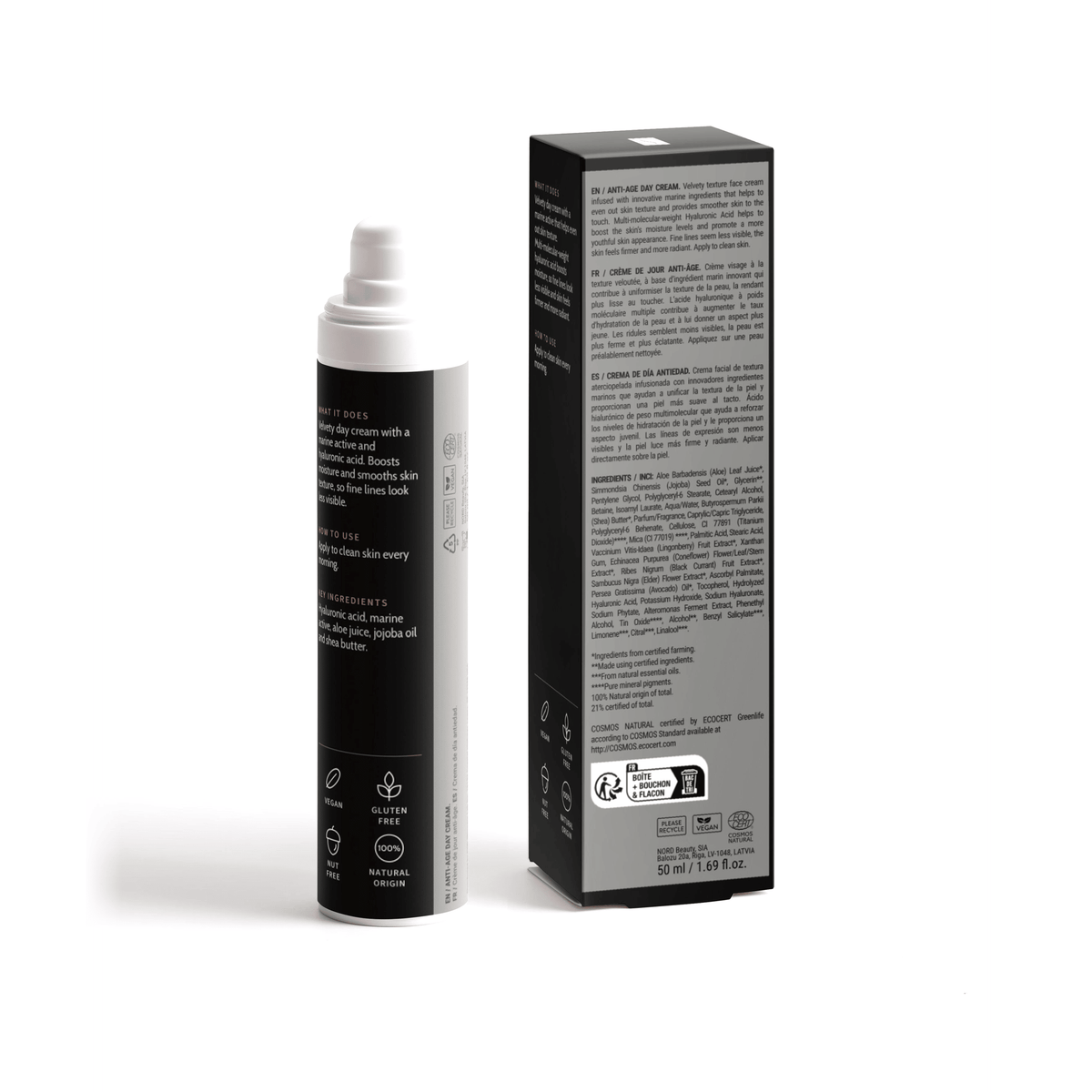 Anti-Age Day Cream, pack and label