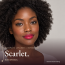 Model wearing Automatic Lip Liner, Scarlet