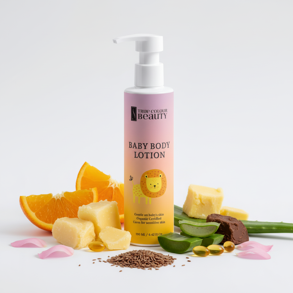 Baby Body Lotion with Ingredients