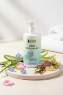 Baby body wash ingredient shot matching reference