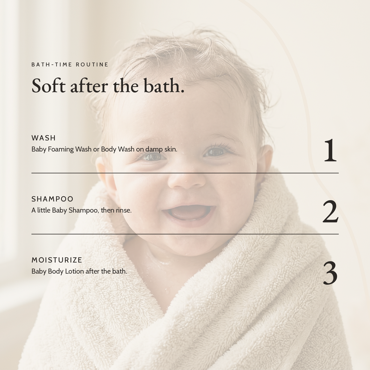 Routine with Soft Start Baby Body Lotion