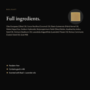 Basil Blast Natural Soap full ingredient list