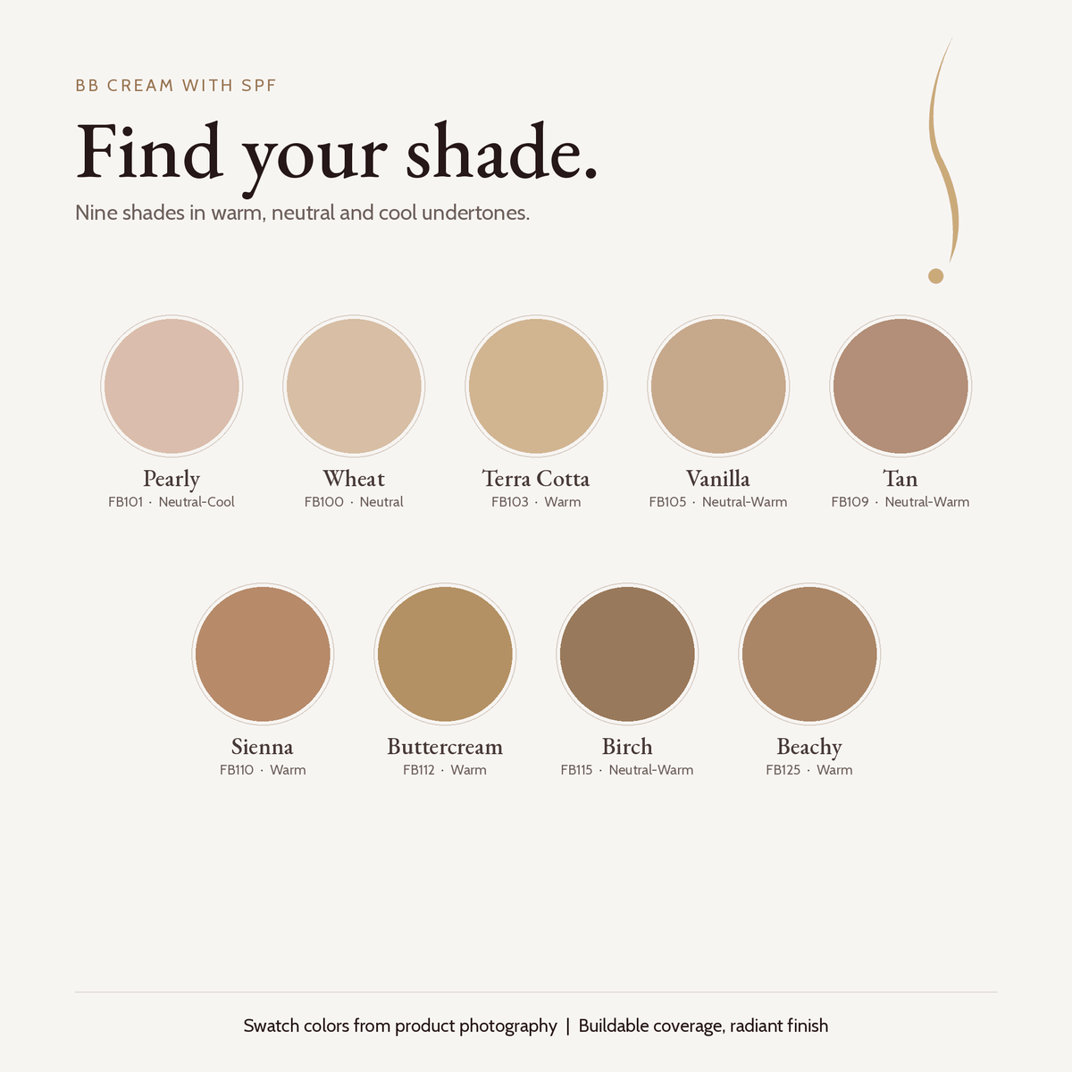 BB Cream with SPF  - 9 Shades