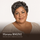 Model wearing Bronzing Moisturizer in Havana